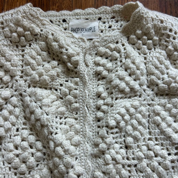 DOEN HEIRLOOM HAND KNIT CARDIGAN - Picture 2 of 7